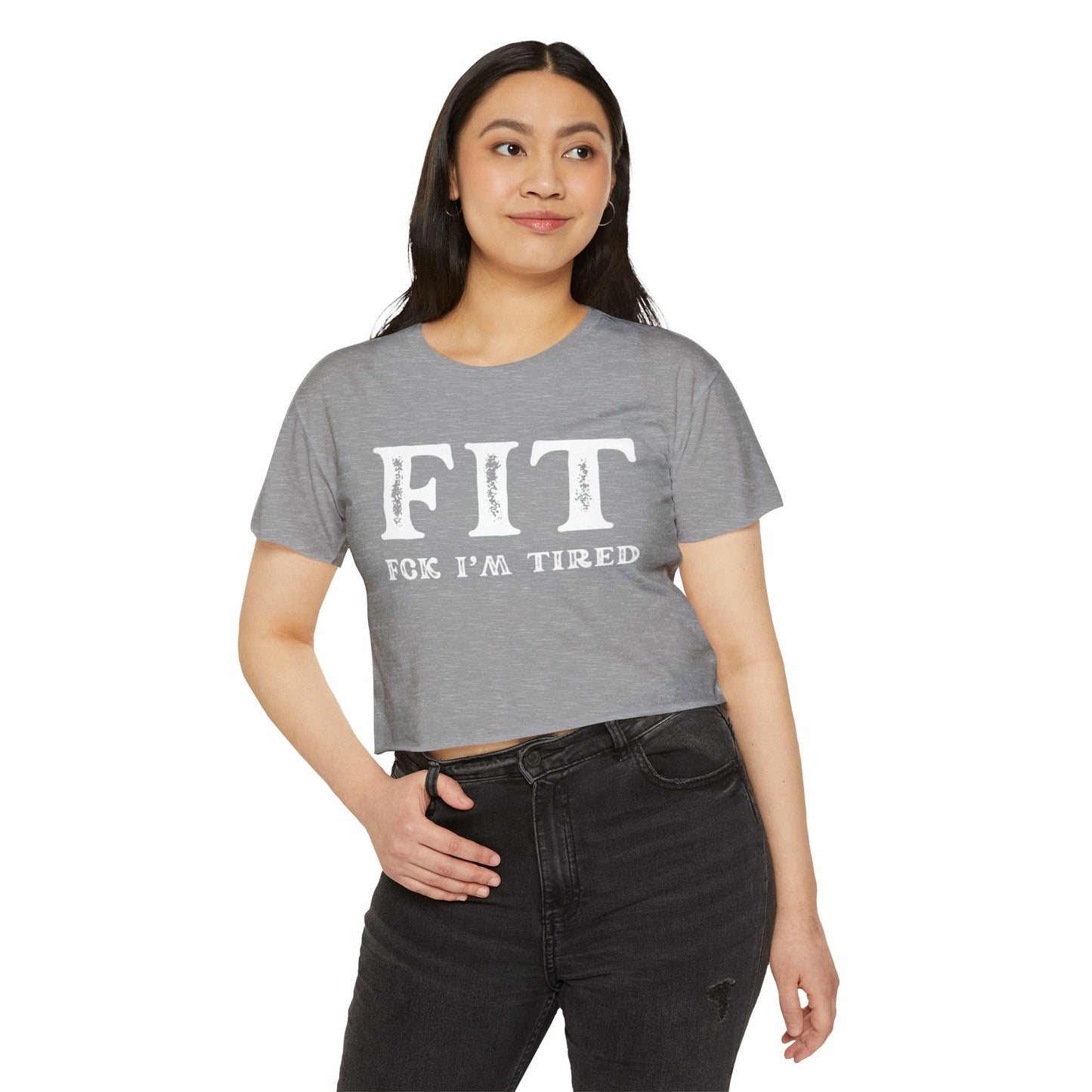 F.I.T. Fck Im Tired Crop Top