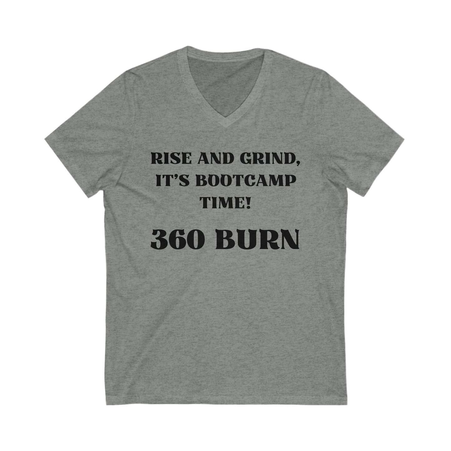 360 Burn Rise and Grind V-neck T-shirts