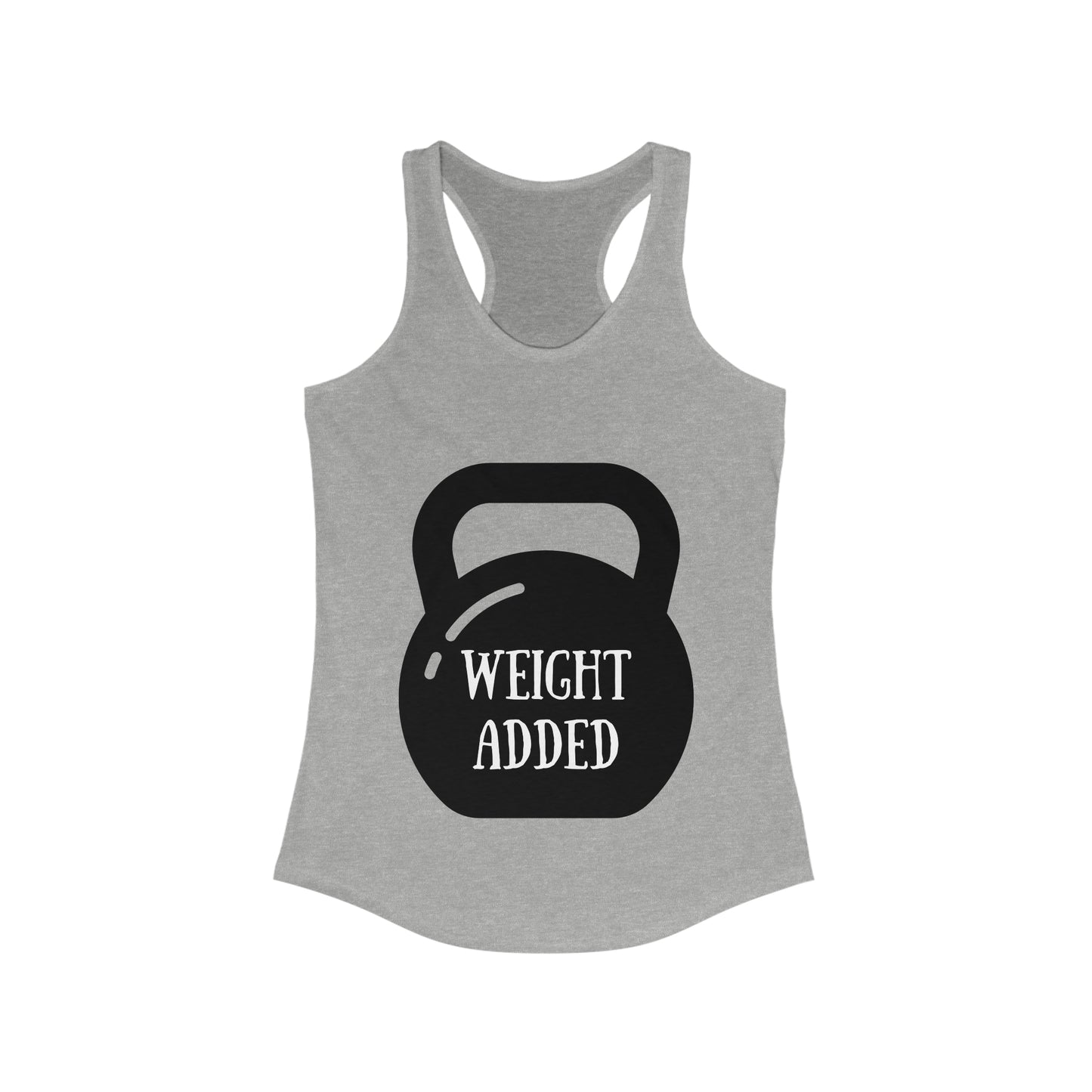 Pregnancy Kettle Bell Tank Weight Added