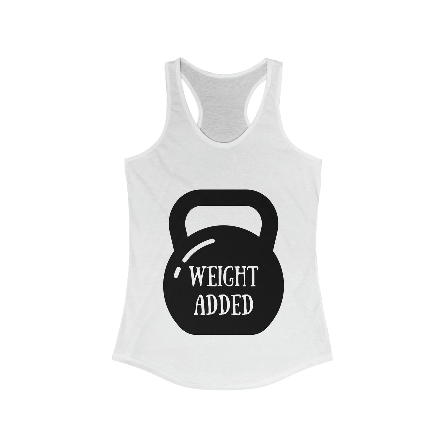 Pregnancy Kettle Bell Tank Weight Added