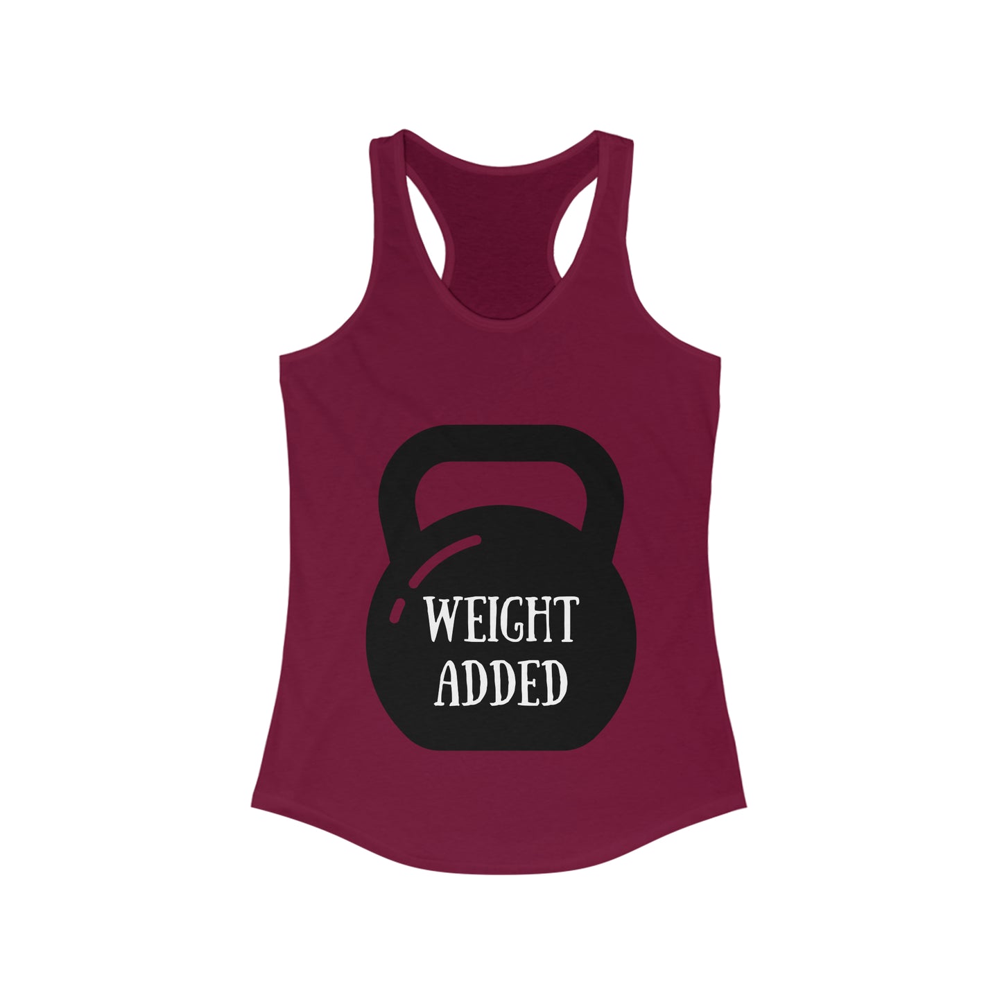 Pregnancy Kettle Bell Tank Weight Added