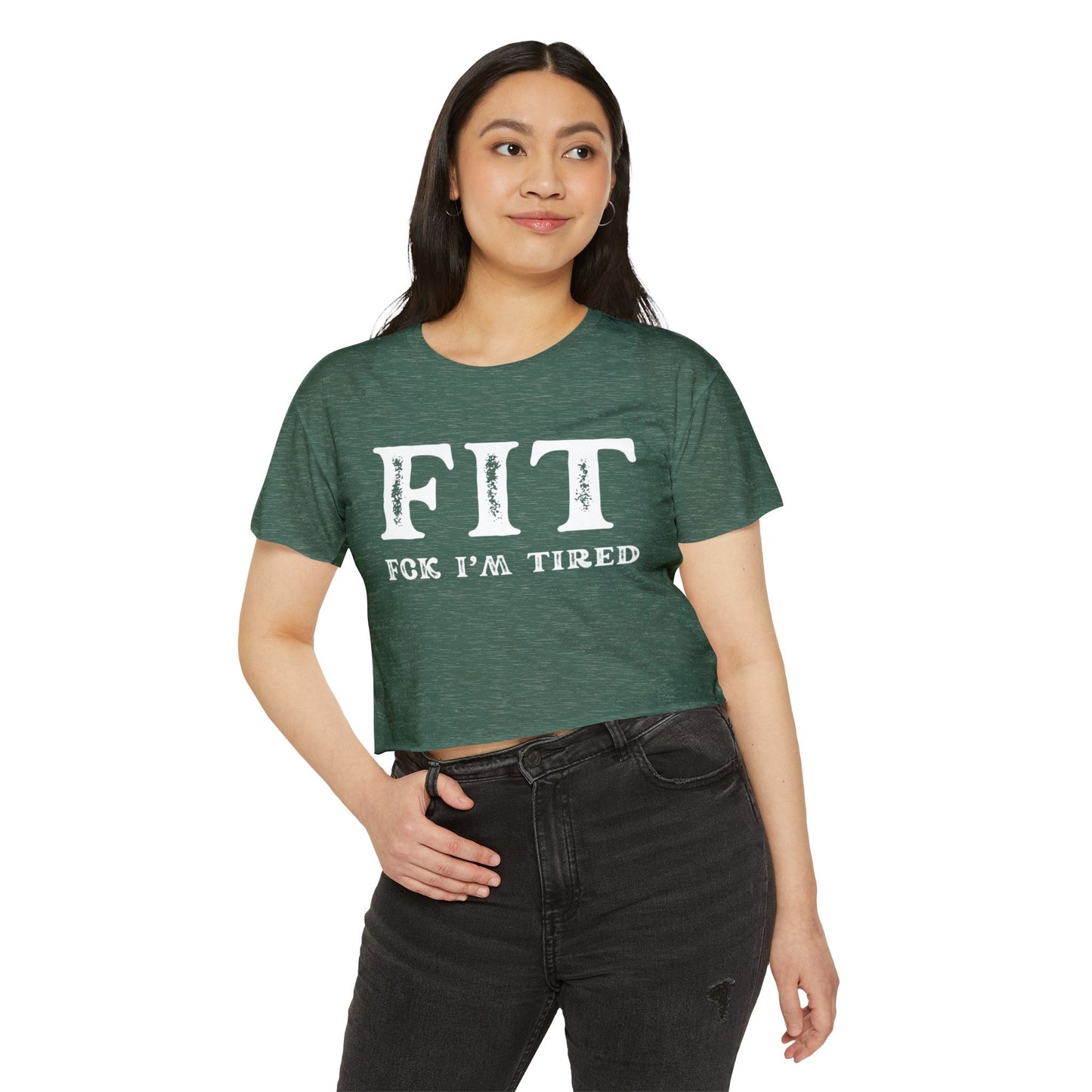 F.I.T. Fck Im Tired Crop Top
