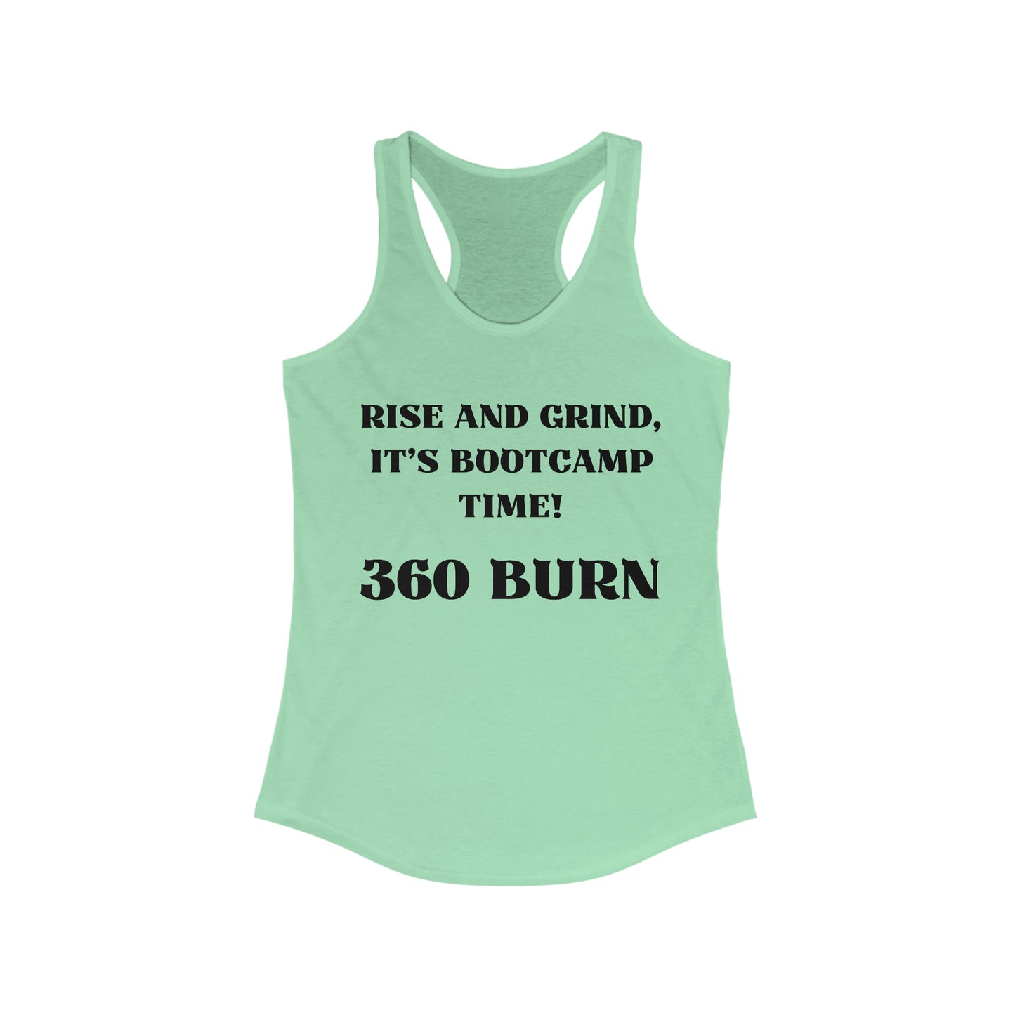 360 Burn rise and Grind Racer Back Tank Top