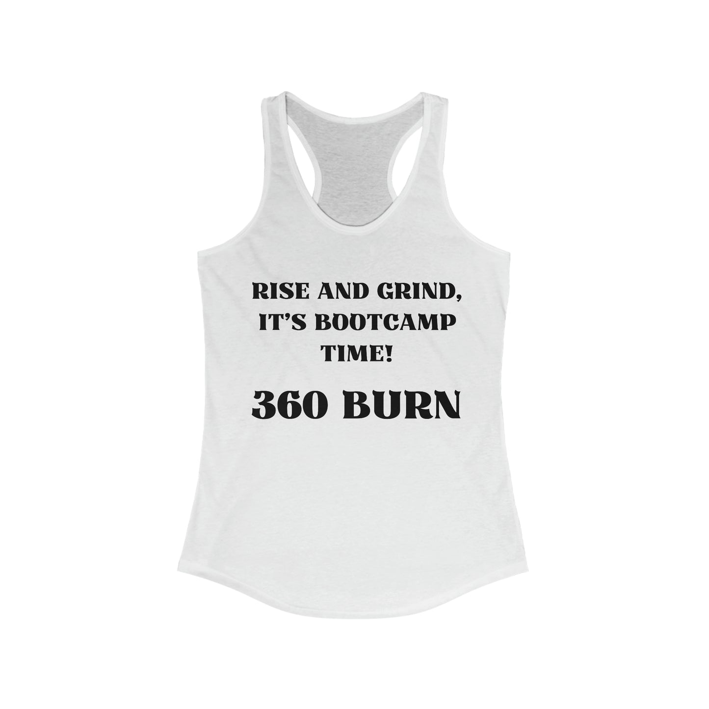 360 Burn rise and Grind Racer Back Tank Top