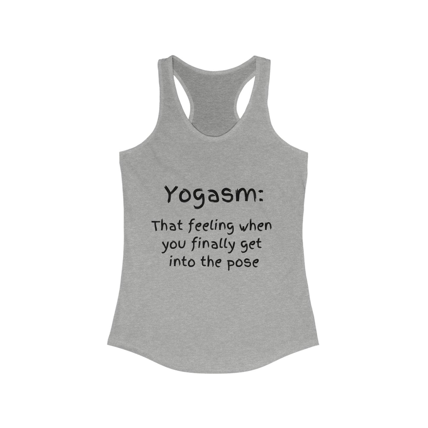Yogasm Racer Back Womens Tank Top