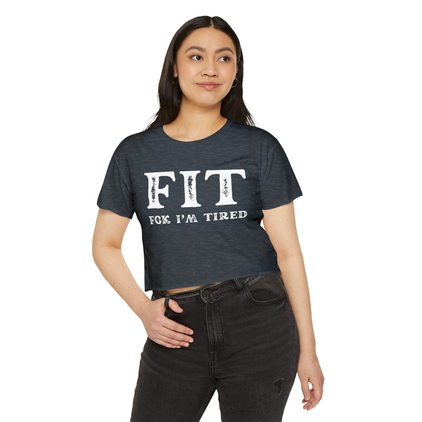 F.I.T. Fck Im Tired Crop Top