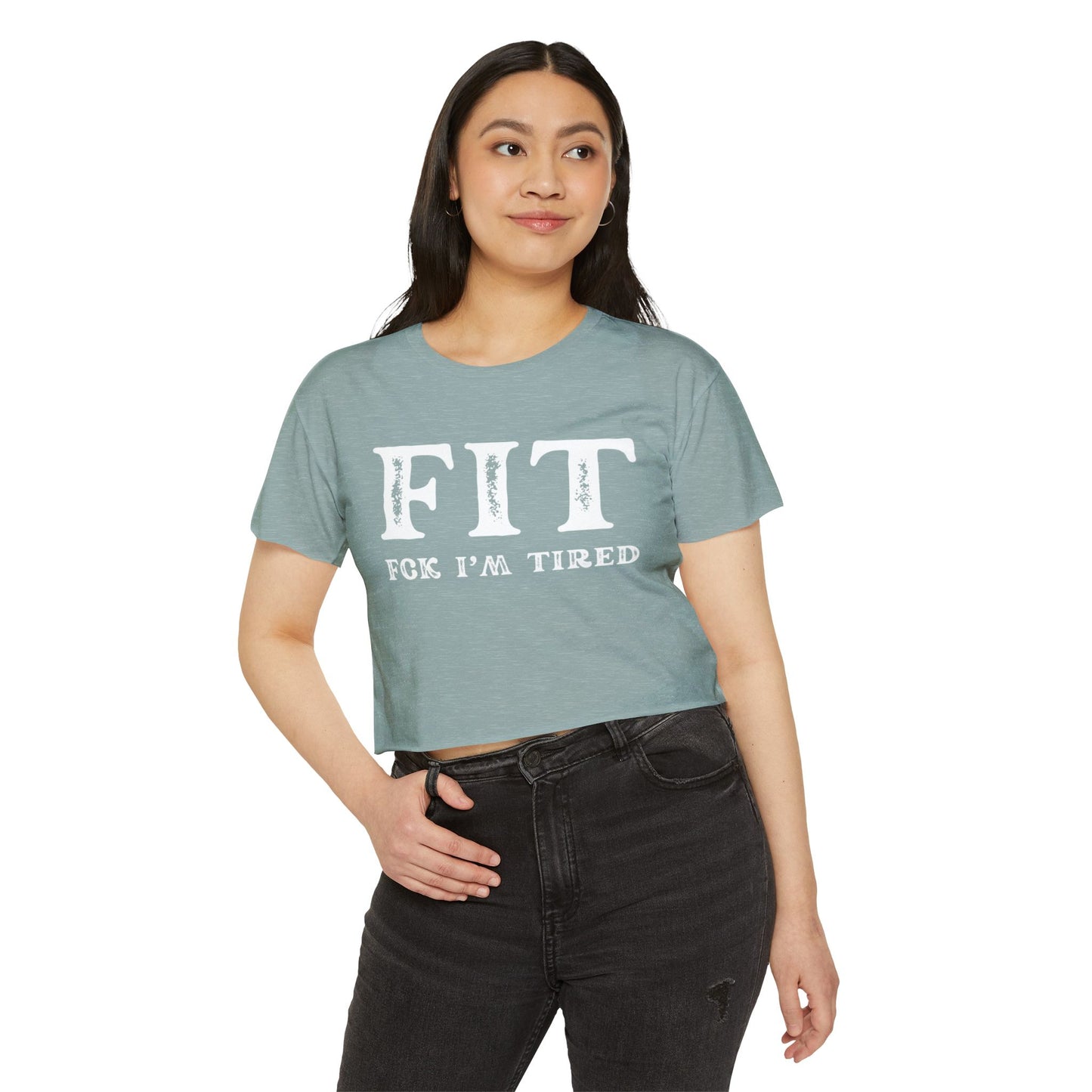 F.I.T. Fck Im Tired Crop Top