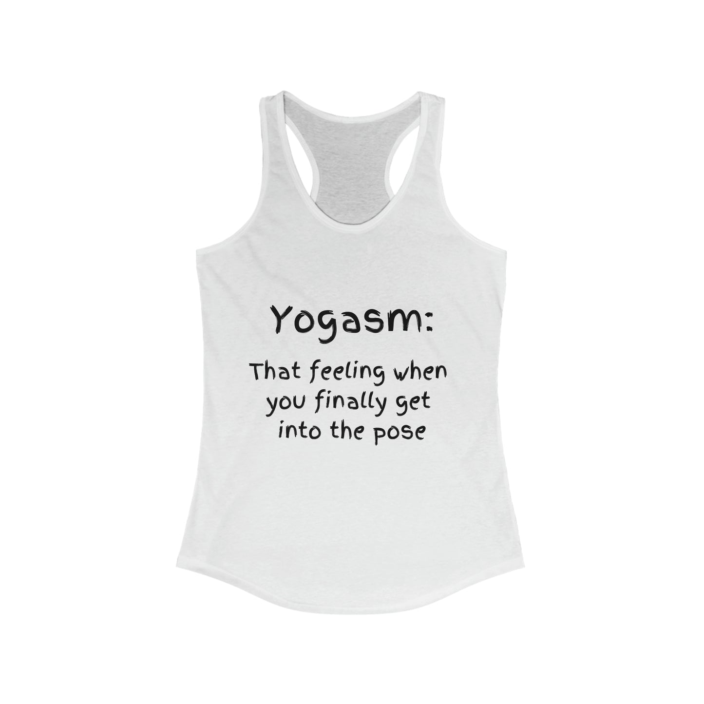 Yogasm Racer Back Womens Tank Top