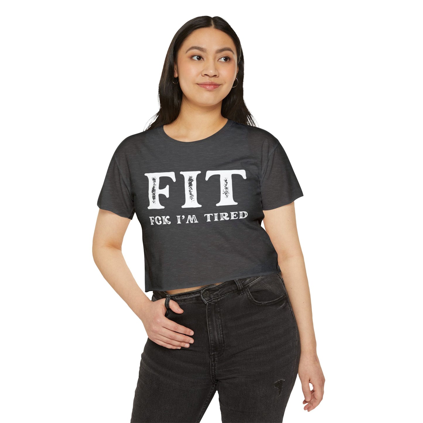 F.I.T. Fck Im Tired Crop Top