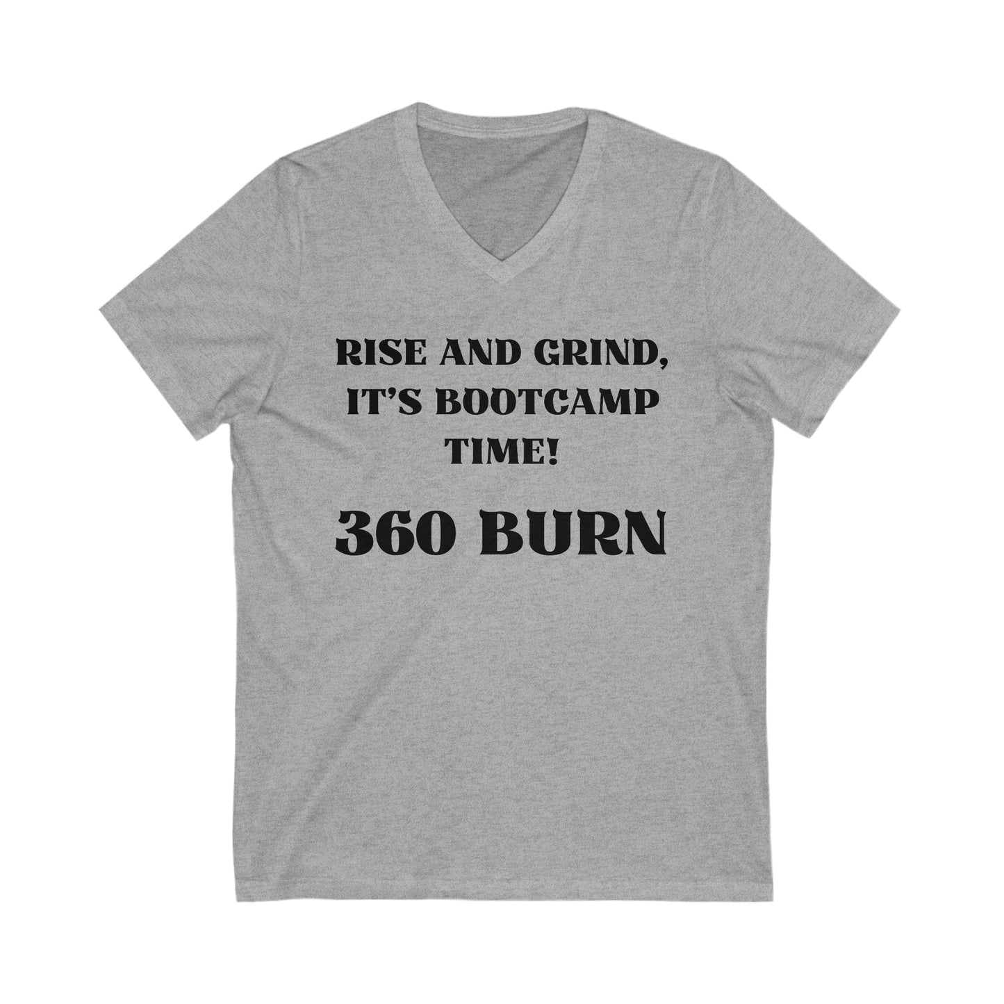 360 Burn Rise and Grind V-neck T-shirts