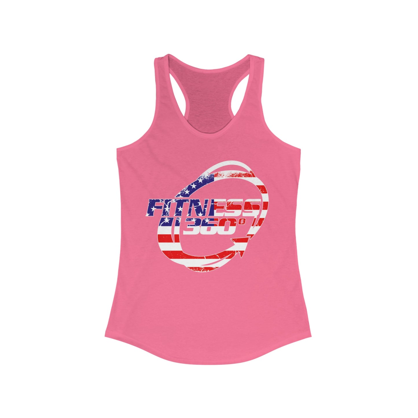 Fitness 360 America Flag Racerback Tank Top