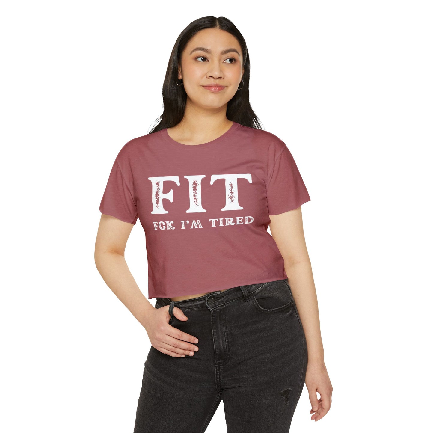 F.I.T. Fck Im Tired Crop Top