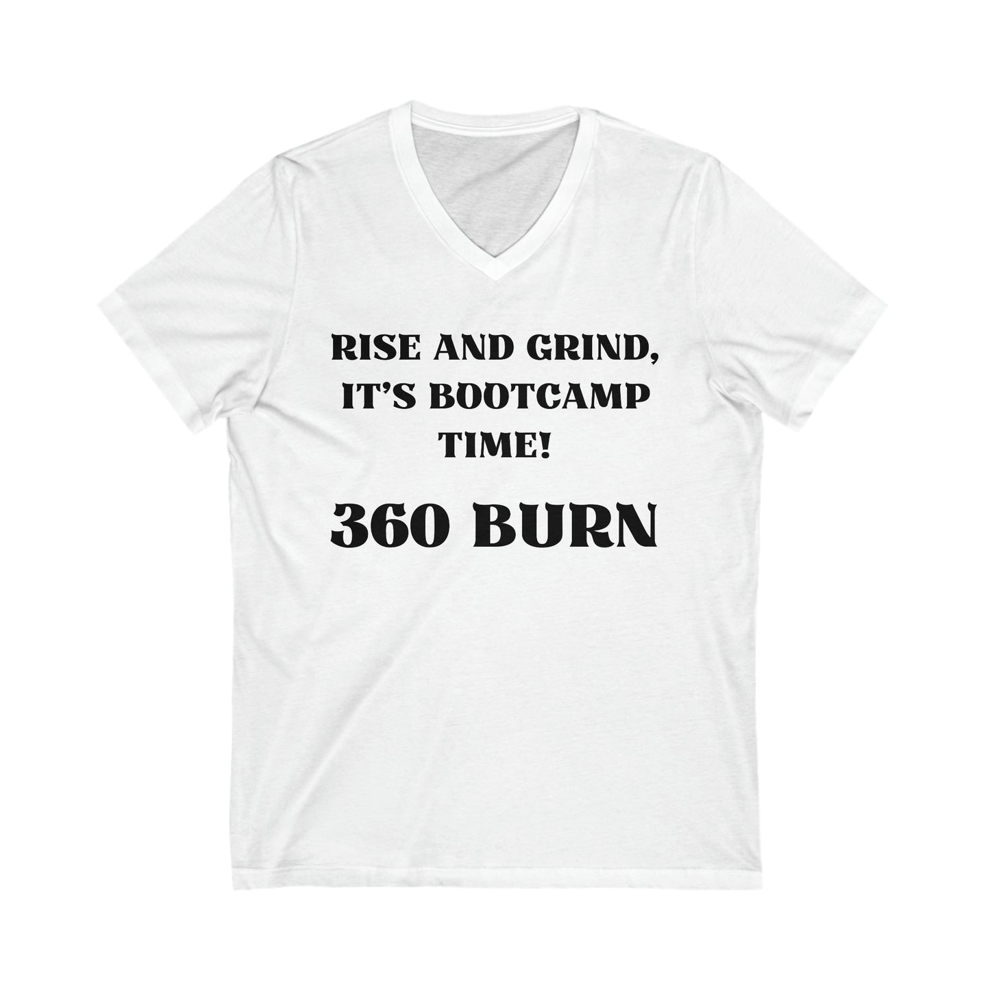 360 Burn Rise and Grind V-neck T-shirts