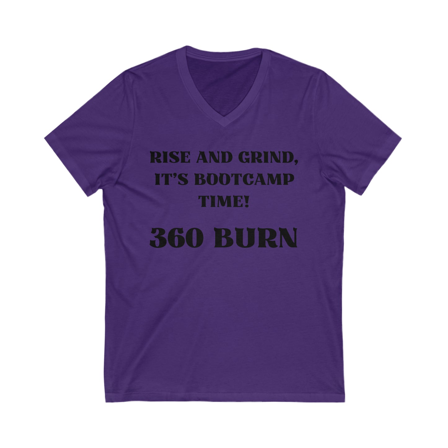 360 Burn Rise and Grind V-neck T-shirts