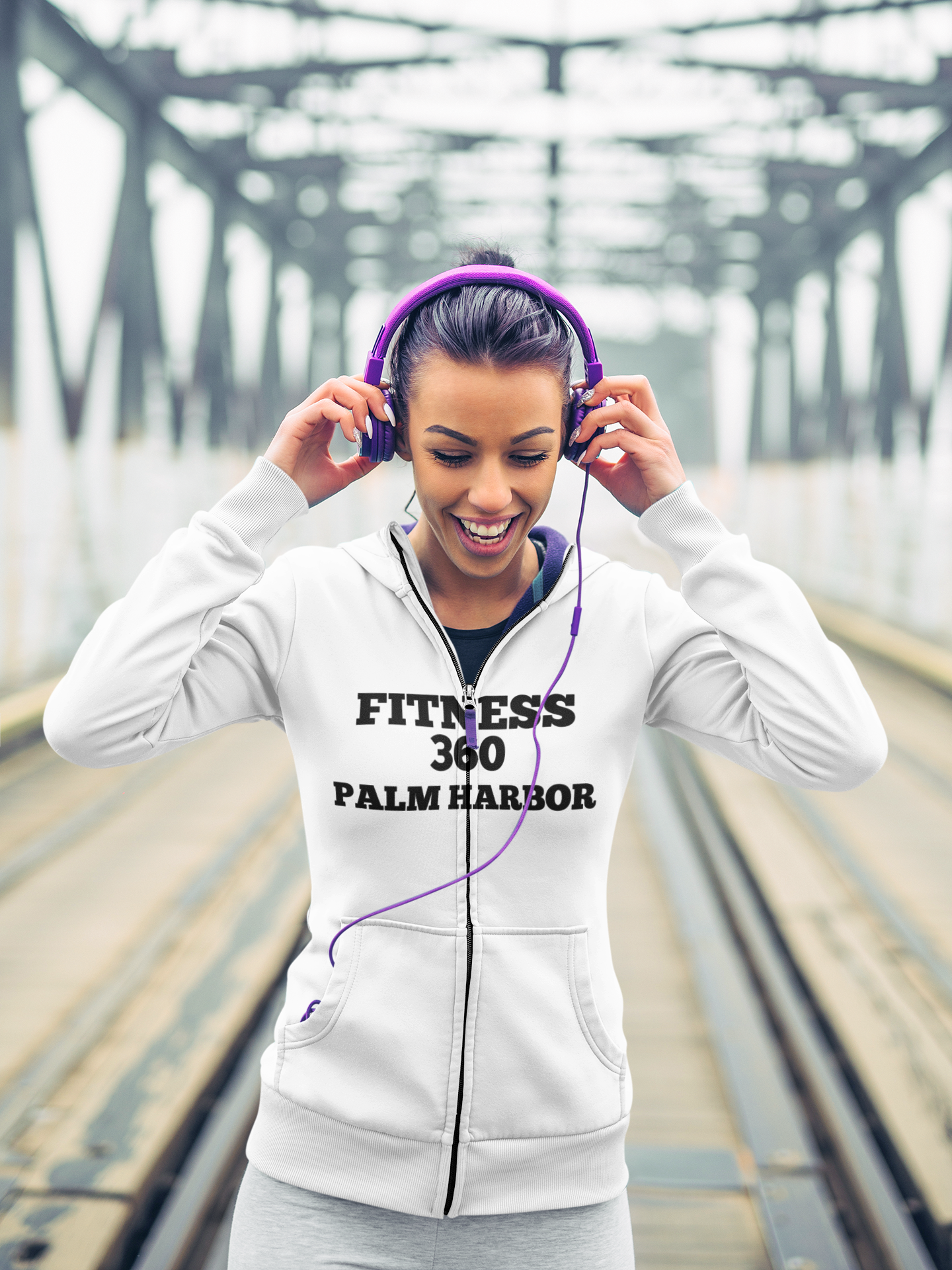 Fitness 360 Unisex Heavy Blend™ Full Zip Hooded Sweatshirt