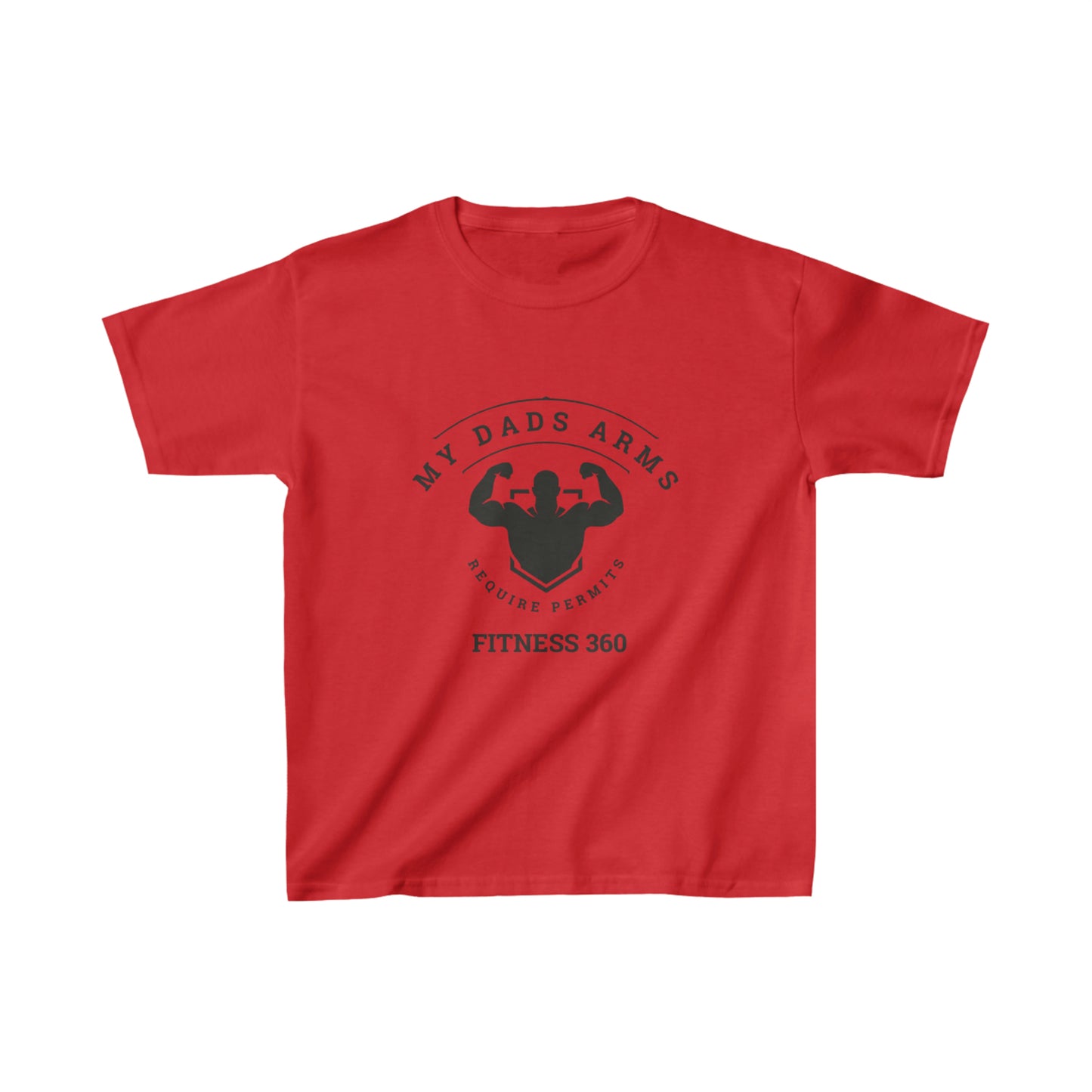Kids My Dads arms Fitness 360 Future Lifter Tee