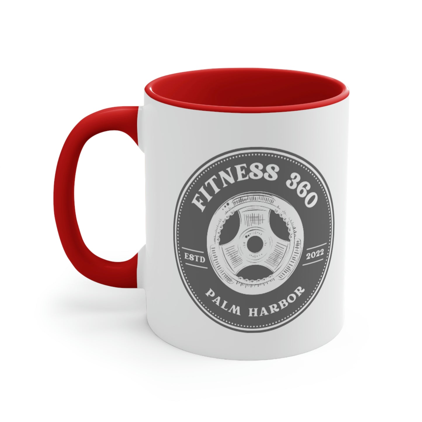 Fitness 360 Est Plate Weight Coffee Mug, 11oz