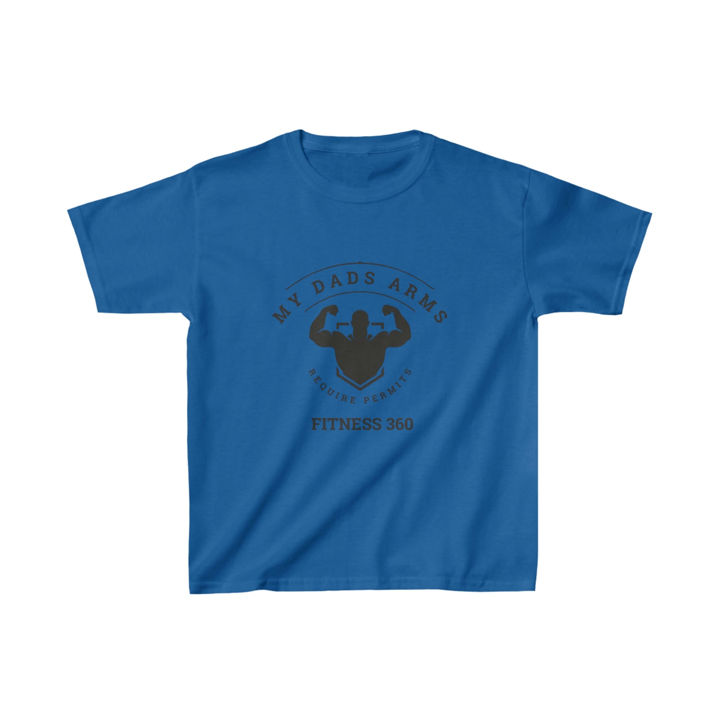 Kids My Dads arms Fitness 360 Future Lifter Tee
