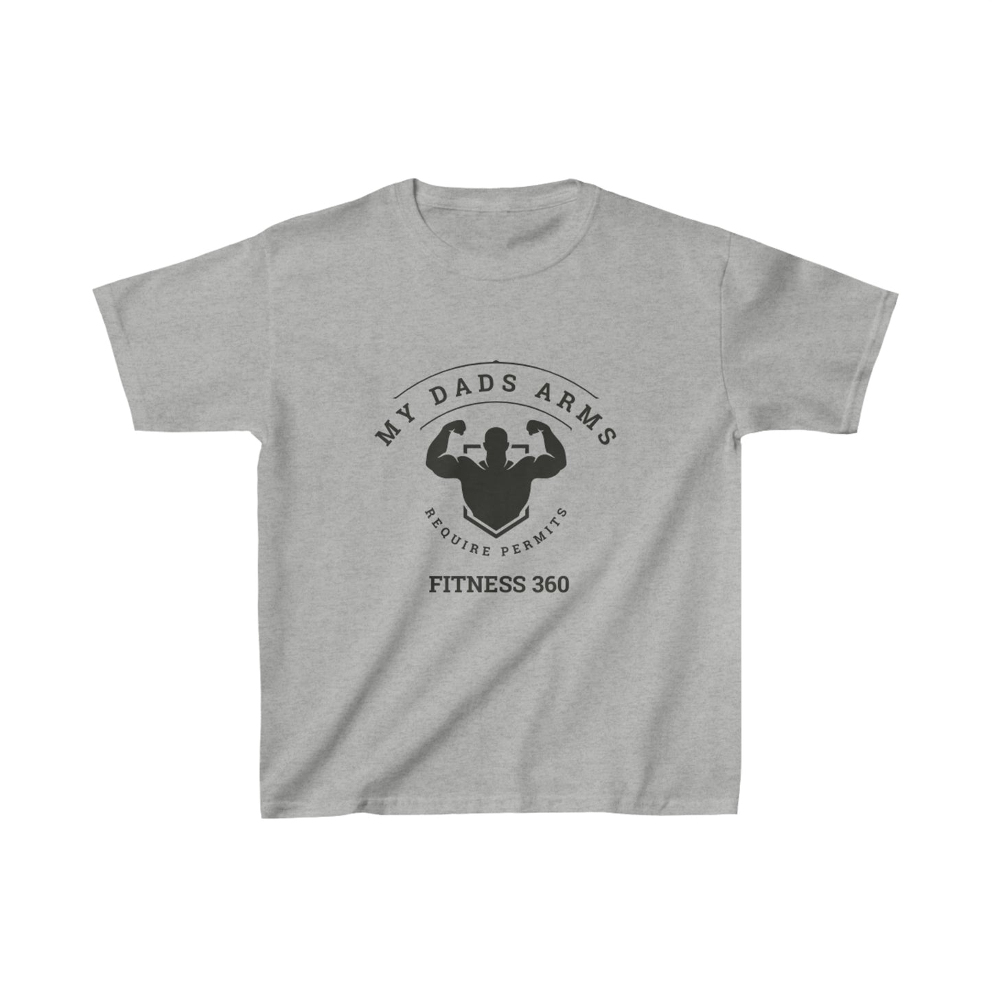 Kids My Dads arms Fitness 360 Future Lifter Tee