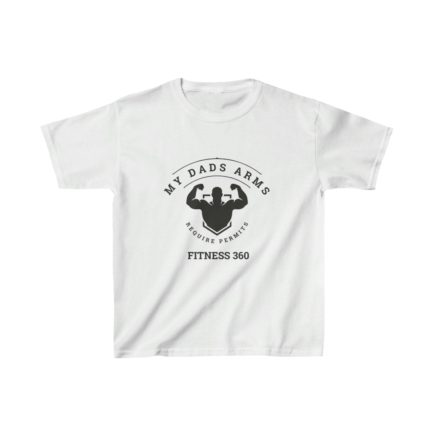 Kids My Dads arms Fitness 360 Future Lifter Tee