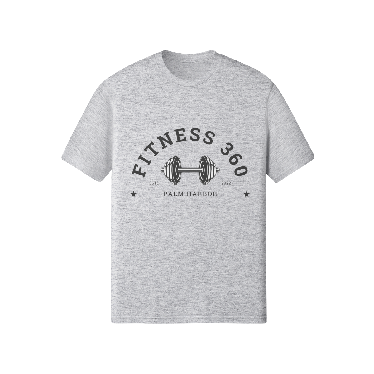 Fitness 360 Est 2022 Barbell T-shirt