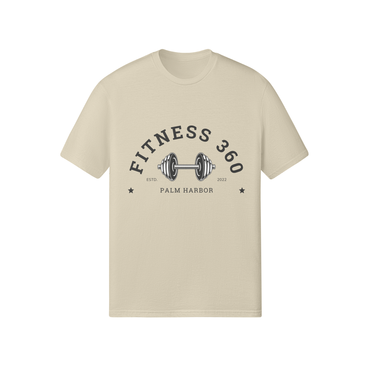 Fitness 360 Est 2022 Barbell T-shirt