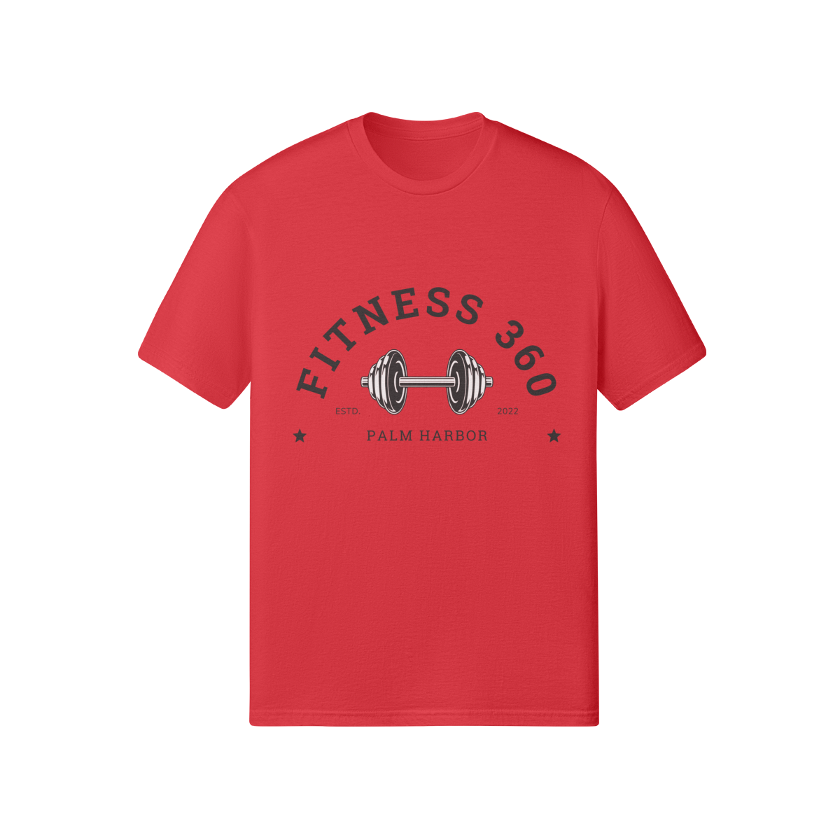Fitness 360 Est 2022 Barbell T-shirt