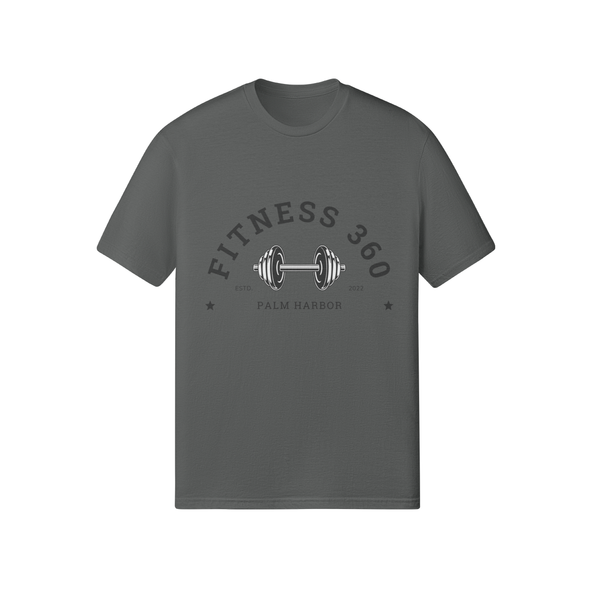 Fitness 360 Est 2022 Barbell T-shirt