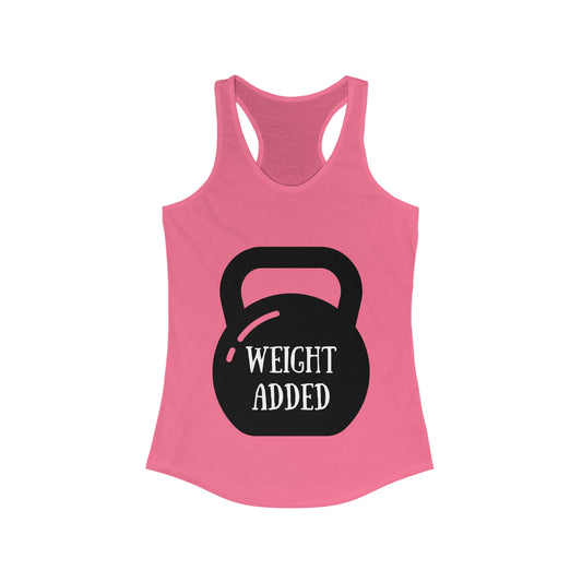 Pregnancy Kettle Bell Tank Weight Added