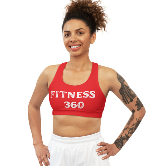 Fitness 360 Seamless Sports Bra Red