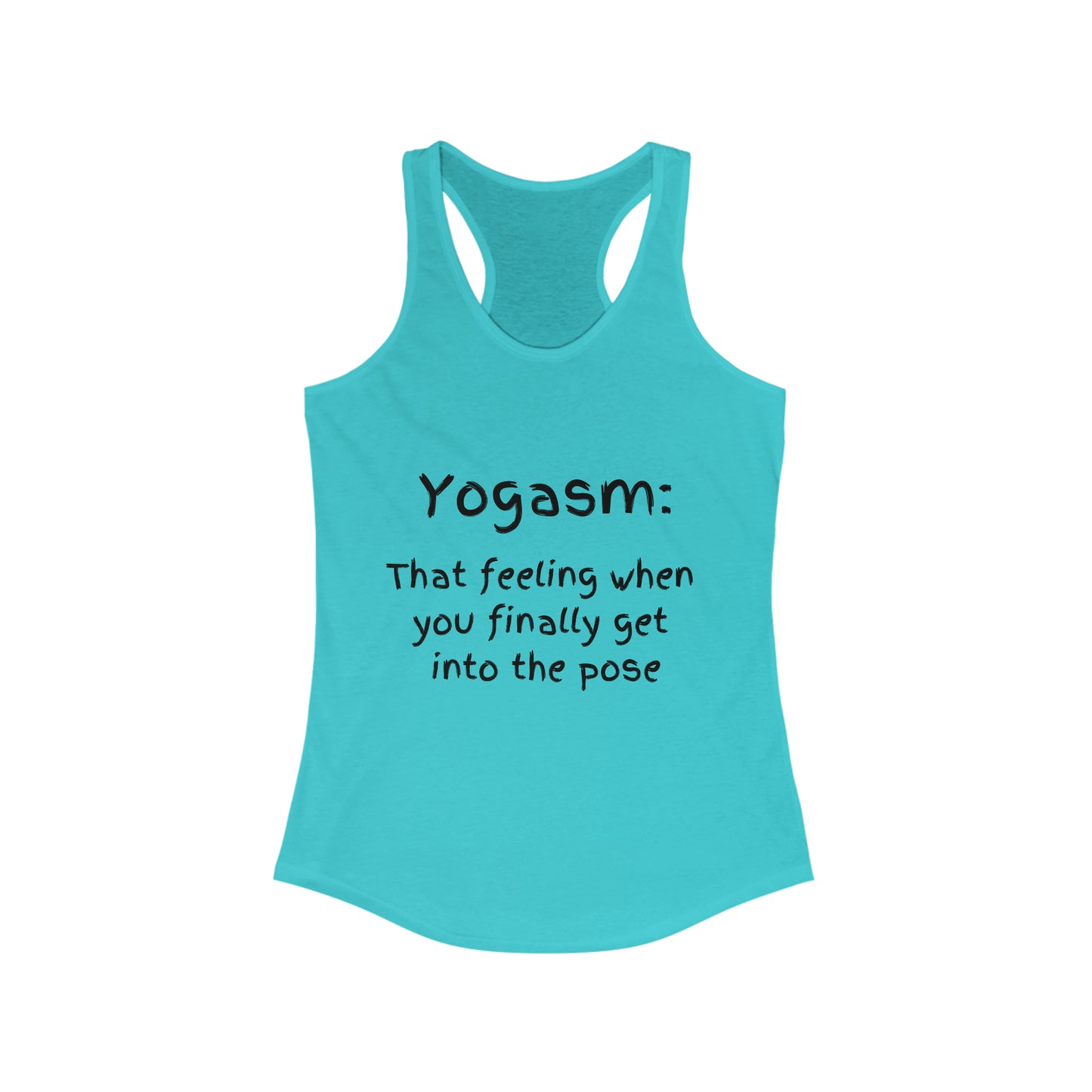 Yogasm Racer Back Womens Tank Top
