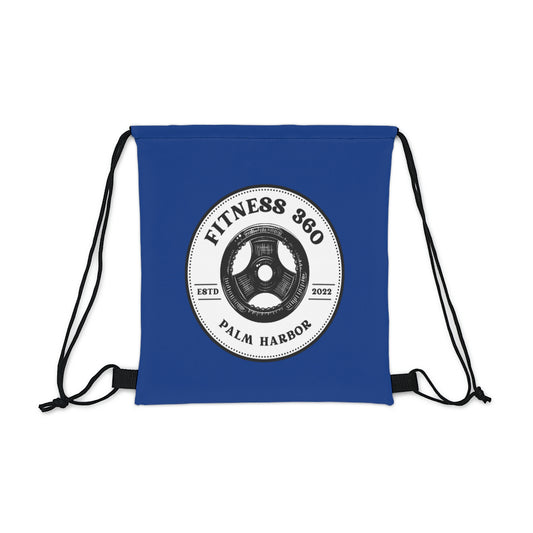 Fitness 360 Blue Est Drawstring Bag